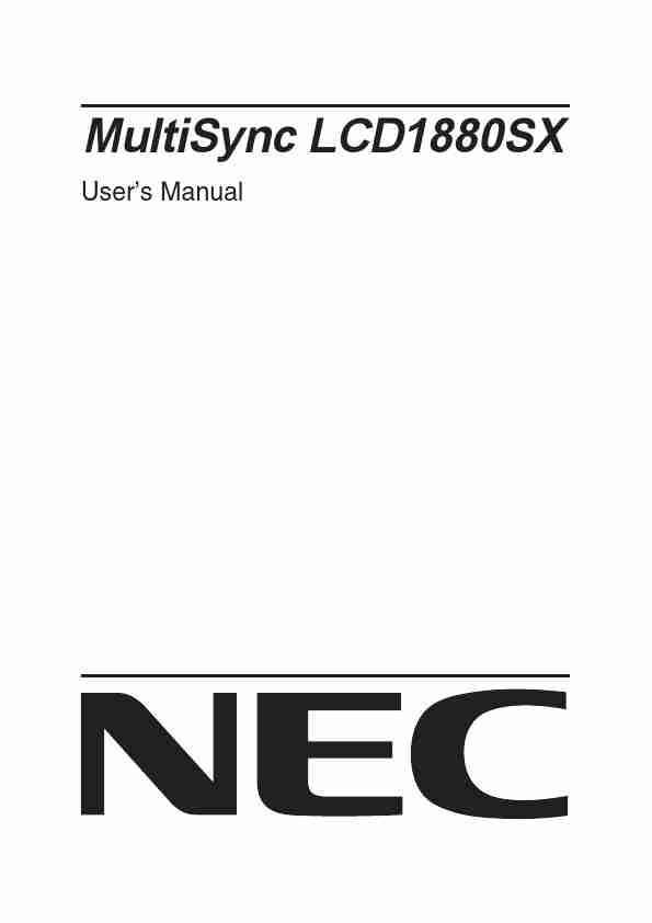 NEC MULTISYNC LCD1880SX-page_pdf
